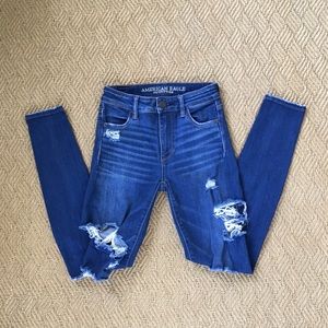 AE Ripped High Rise Jegging